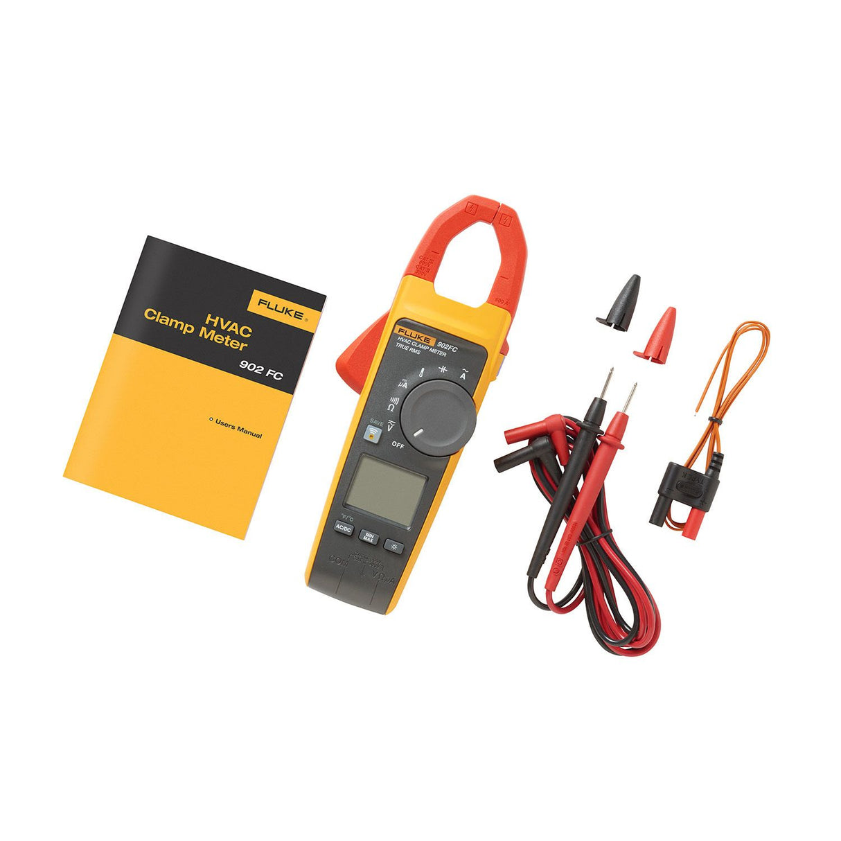 Fluke 902 FC: แคล้มป์มิเตอร์สำหรับช่างปรับอากาศ เชื่อมต่อ Fluke Connect