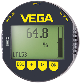 VEGA PLICSCOMPluggable display and adjustment module for plics® sensors