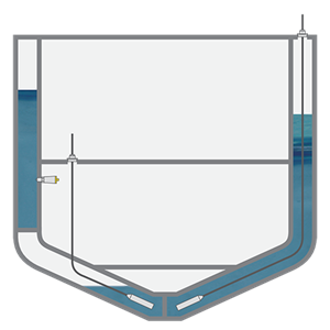 VEGA Ballast water tanks