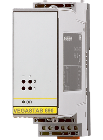 VEGA VEGASTAB 690Power supply unit for power supply of two analogue sensors